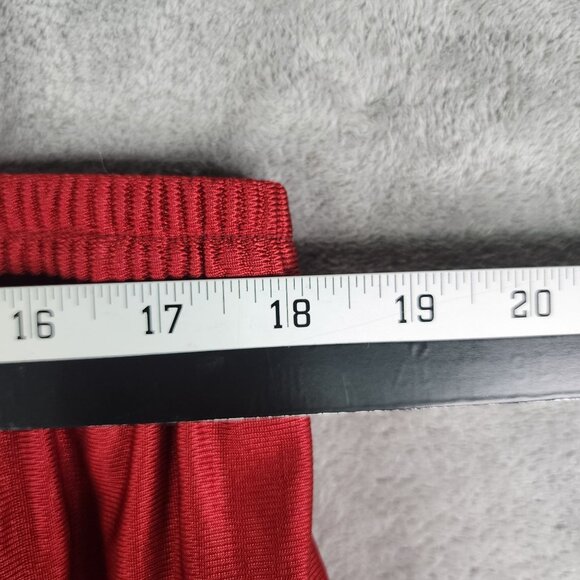 Mens Pro Edge Red Athletic Shorts Embroidered OU Logo 100% Polyester Size XL - Picture 8 of 11